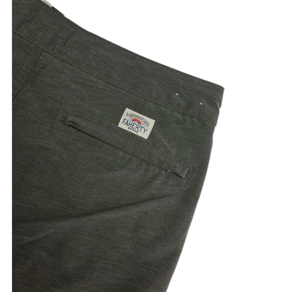 Faherty All Day Shorts Mens 30 GREEN‎ Golf Performance Stretch Drawstring